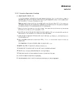 Предварительный просмотр 59 страницы Sanyo SAP241 Service Manual