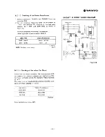 Предварительный просмотр 47 страницы Sanyo SAP241TC Service Manual