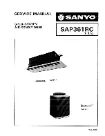 Предварительный просмотр 1 страницы Sanyo SAP361 RC Service Manual