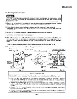 Предварительный просмотр 70 страницы Sanyo SAP362TCH Service Manual