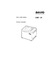 Sanyo SBM-20 Instruction Manual предпросмотр