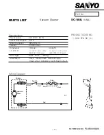 Предварительный просмотр 1 страницы Sanyo SC-18(L) Parts List