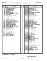 Предварительный просмотр 4 страницы Sanyo SC-18(L) Parts List