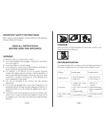 Предварительный просмотр 2 страницы Sanyo SC-183L Instruction Manual