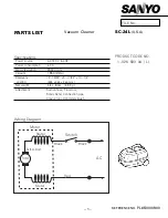 Предварительный просмотр 1 страницы Sanyo SC-24L Parts List