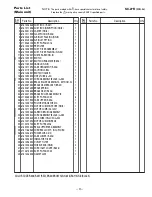 Предварительный просмотр 3 страницы Sanyo SC-27R Parts List