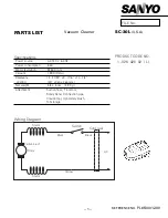 Предварительный просмотр 1 страницы Sanyo SC-30L Parts List