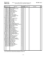 Предварительный просмотр 3 страницы Sanyo SC-30L Parts List