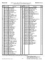 Предварительный просмотр 4 страницы Sanyo SC-B1210 Parts List