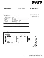 Sanyo SC-B1211 Parts List предпросмотр