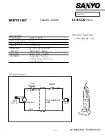 Sanyo SC-B1220 Parts List предпросмотр