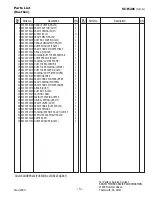 Предварительный просмотр 5 страницы Sanyo SC-F1201 - Upright Bagless Vacuum Cleaner Parts List