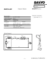 Sanyo SC-KT17 Parts List preview