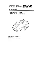 Sanyo SC-S700P - Powerhead Canister Vacuum Cleaner Instruction Manual предпросмотр