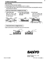 Предварительный просмотр 4 страницы Sanyo SC Tc4000 Instruction Manual