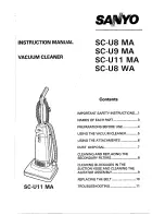 Sanyo SC-U11 MA Instruction Manual preview