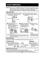 Предварительный просмотр 8 страницы Sanyo SC-U11 MA Instruction Manual