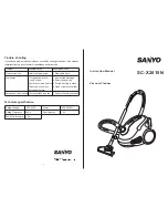 Sanyo SC-X2015N Instruction Manual preview