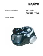 Sanyo SC-X2017 SIL Instruction Manual preview