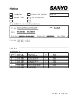 Preview for 5 page of Sanyo SC164R Service Manual