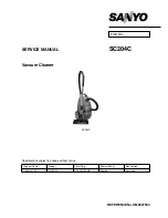 Sanyo SC204C Service Manual preview