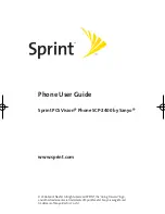 Sanyo SCP-2400 User Manual preview