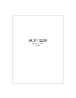 Sanyo SCP-3200 Operating Manual предпросмотр