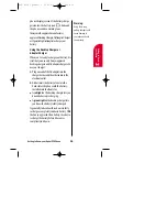 Предварительный просмотр 25 страницы Sanyo SCP-4500 - Cell Phone - Sprint Nextel User Manual