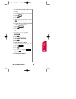 Предварительный просмотр 67 страницы Sanyo SCP-4500 - Cell Phone - Sprint Nextel User Manual