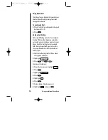 Предварительный просмотр 74 страницы Sanyo SCP-4500 - Cell Phone - Sprint Nextel User Manual