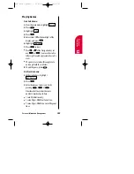 Предварительный просмотр 107 страницы Sanyo SCP-4500 - Cell Phone - Sprint Nextel User Manual