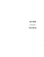 Preview for 5 page of Sanyo SCP-810 User Manual