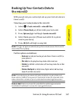 Предварительный просмотр 163 страницы Sanyo SCP 8400 - Cell Phone - Sprint Nextel User Manual