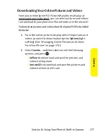 Предварительный просмотр 193 страницы Sanyo SCP 8400 - Cell Phone - Sprint Nextel User Manual