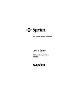 Sanyo SCP5400 - RL2500 Cell Phone 640 KB User Manual preview