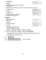 Предварительный просмотр 31 страницы Sanyo SFX-11 Service Manual