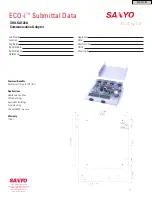 Sanyo SHA-KA128A Submittal Data preview