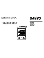 Sanyo SK-7S - Space Saving Two Level Super Toasty Oven Instruction Manual preview