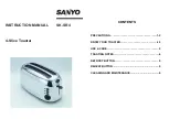 Sanyo SK-SR4 Instruction Manual preview