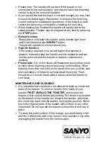 Preview for 4 page of Sanyo SK-ST2 Instruction Manual