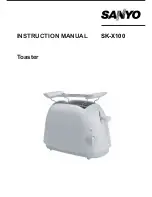 Предварительный просмотр 1 страницы Sanyo SK-X100 Instruction Manual