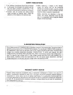 Preview for 2 page of Sanyo SPP3000 Service Manual