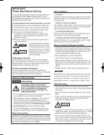 Предварительный просмотр 2 страницы Sanyo SPW-C0705DZH8 Technical Data Manual