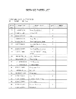 Preview for 2 page of Sanyo SR-172W Service Parts List