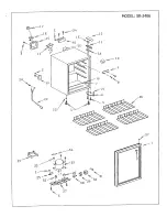 Предварительный просмотр 2 страницы Sanyo SR-2406 - Wine Cellar Parts List