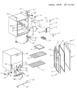 Предварительный просмотр 2 страницы Sanyo SR-2570M - 2.5 cu. Ft. Mid-Size Refrigerator Parts List