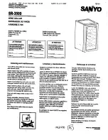 Preview for 1 page of Sanyo SR-3500 Instruction Manual