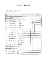 Sanyo SR-361W Service Parts List preview