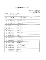 Preview for 4 page of Sanyo SR-4800W - Commercial Solutions Freezerless Compact Refrigerator Service Parts List