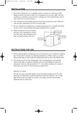 Предварительный просмотр 5 страницы Sanyo SR-A1780W Instruction Manual